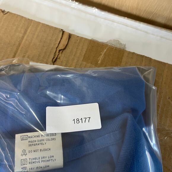 Espace Sport Polo Shirt Mens XL Blue Red White Colorblock Short Sleeve Casual - Picture 7 of 7